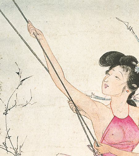 岚县-胡也佛的仕女画和最知名的金瓶梅秘戏图